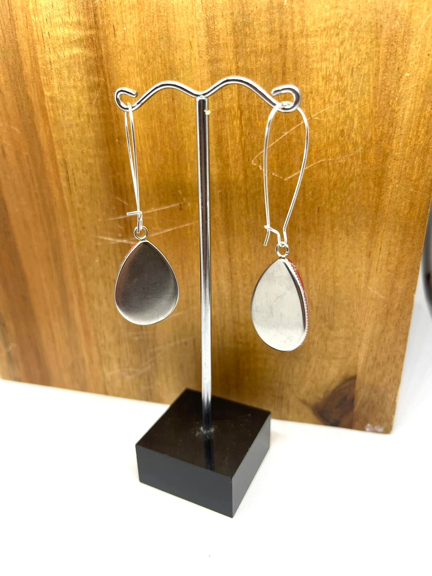 AQUA BLUE TEARDROP EARRINGS