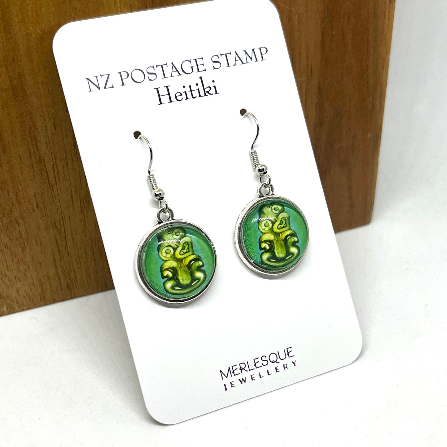 HEITIKI 16mm GLASS DOME EARRINGS