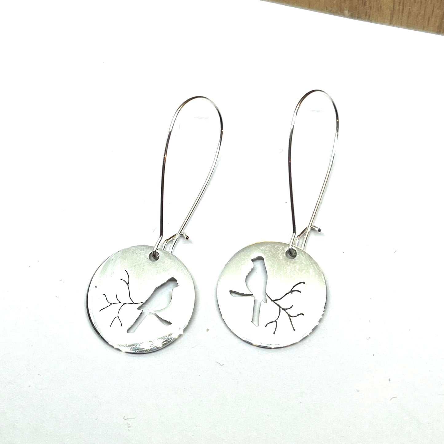 SILVER BIRD EARRINGS