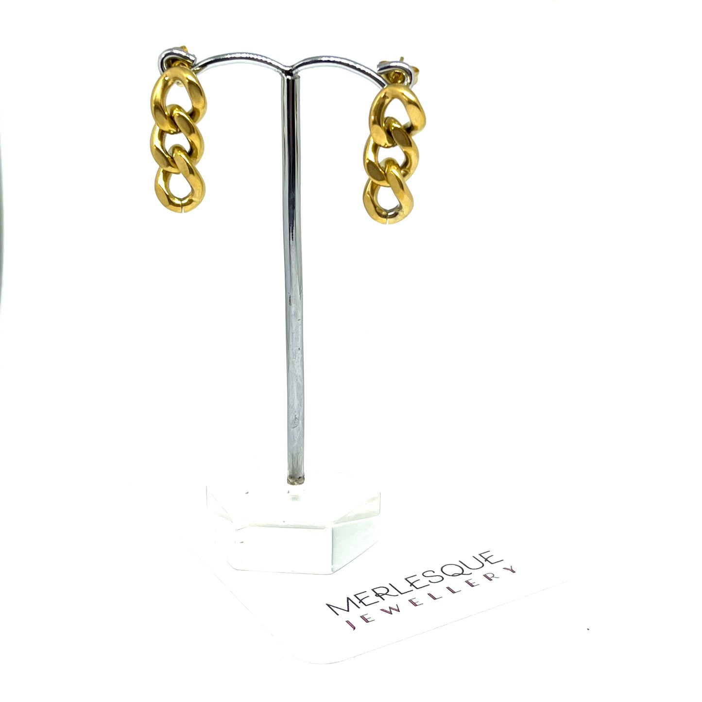 GOLD CHAIN EARRINGS