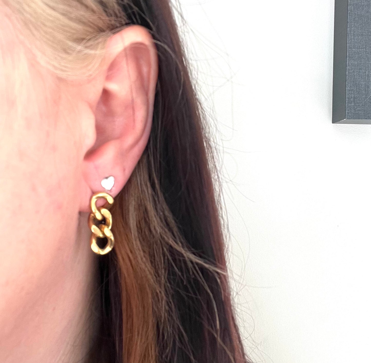 GOLD CHAIN EARRINGS
