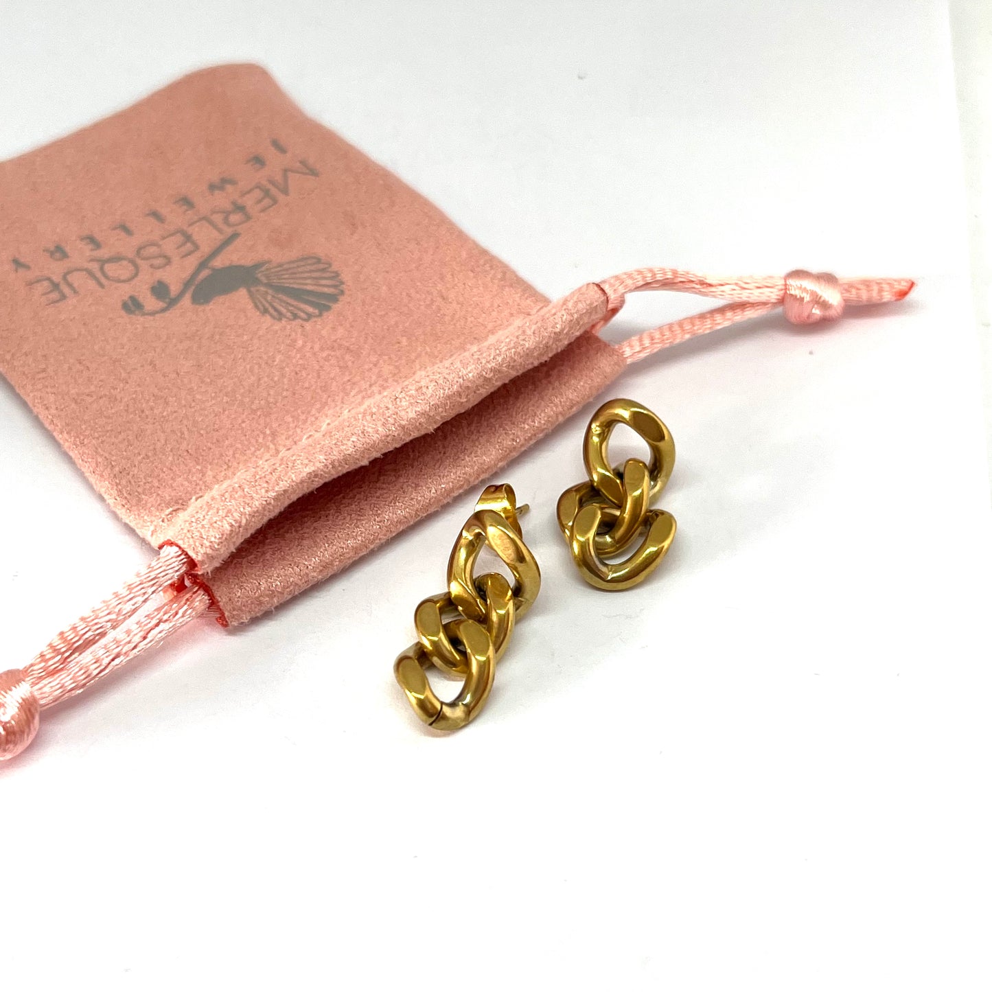 GOLD CHAIN EARRINGS