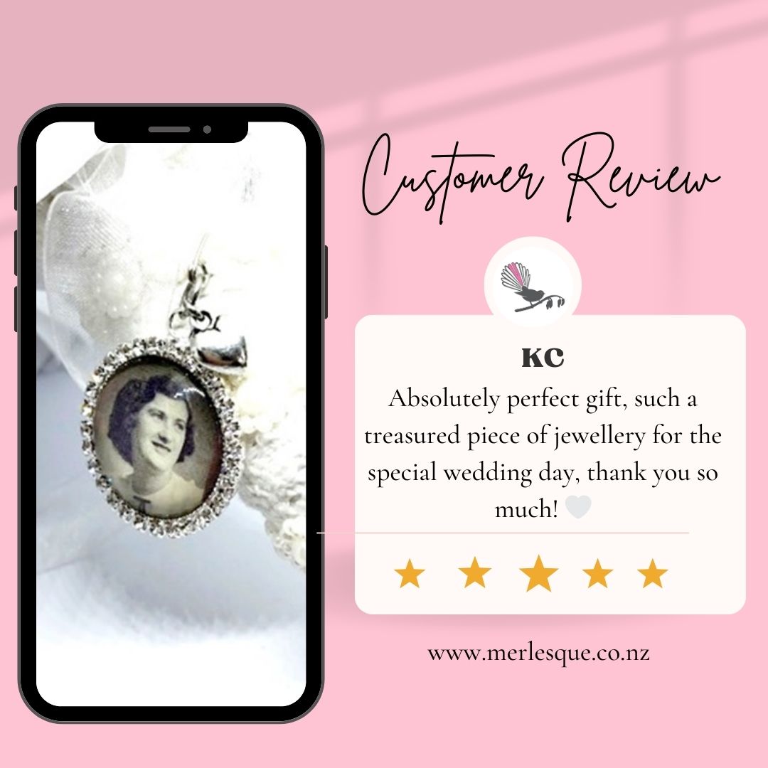 Diamond wedding photo charm keepsake review
