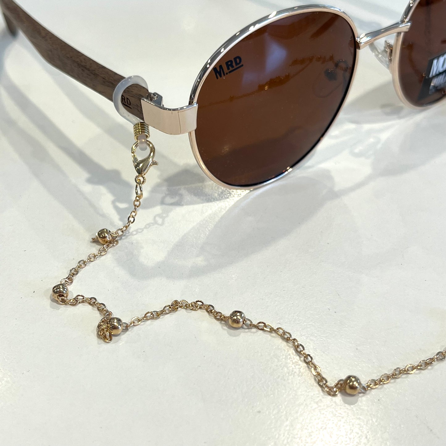 GOLD BALL GLASSES CHAIN