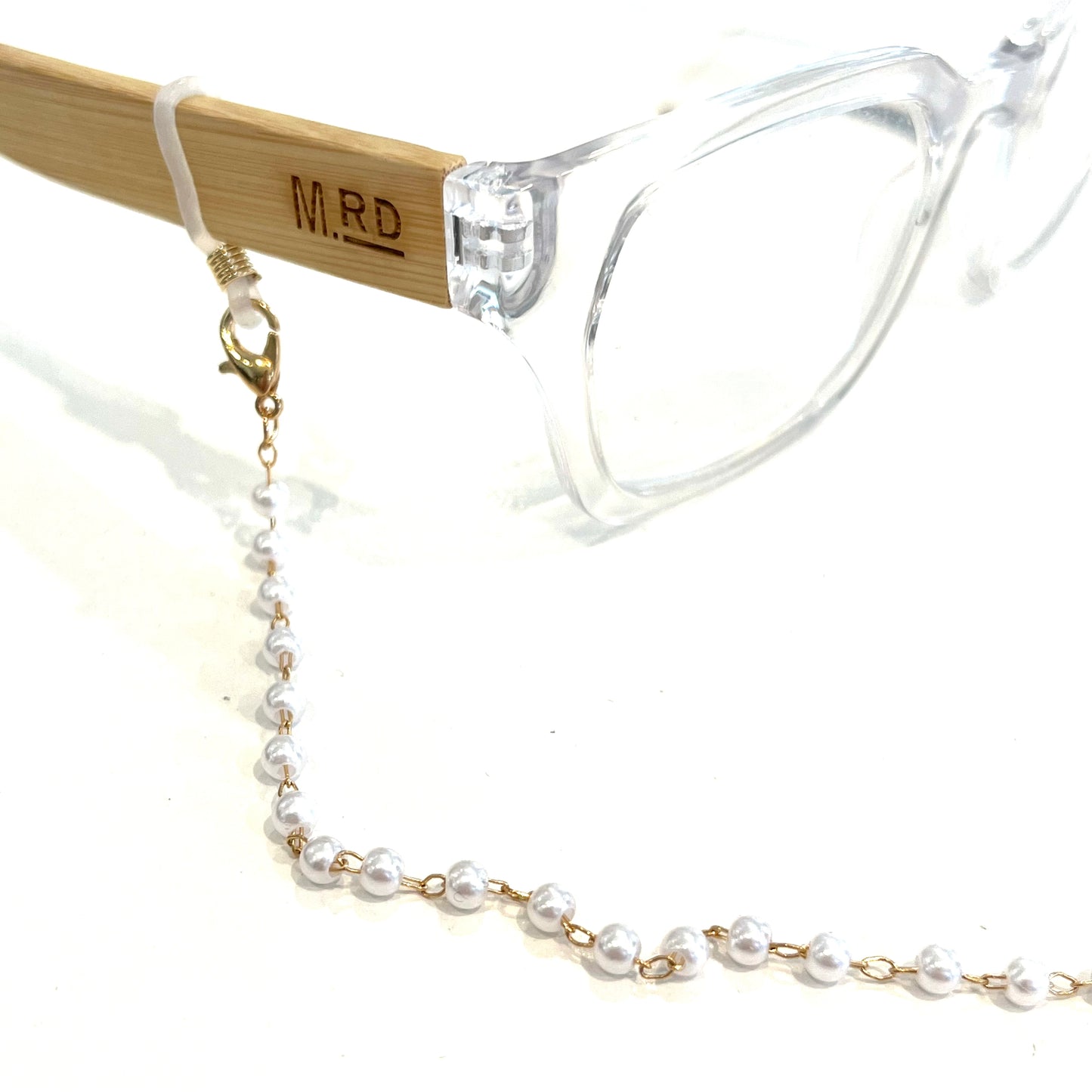 GOLD PEARL GLASSES CHAIN