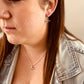 STERLING HONEY BEE EARRINGS