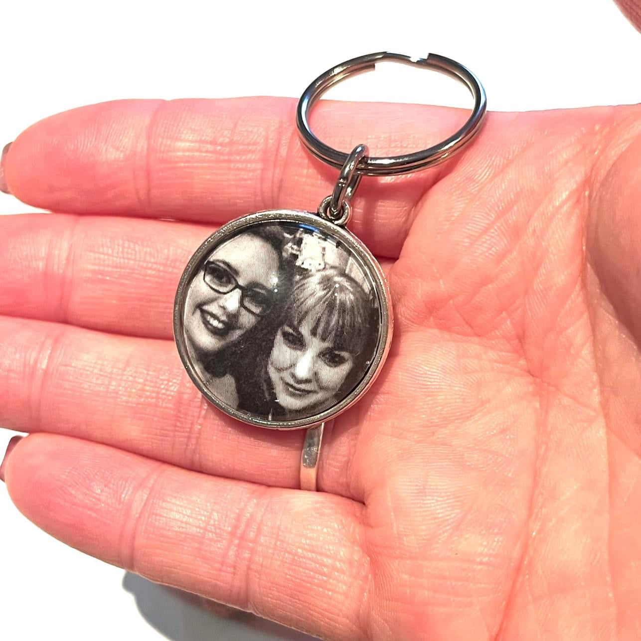 SISTER TO ANOTHER MISTER PHOTO KEYRING