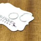 STERLING SILVER SLEEPERS 12mm