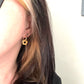 GOLD DAISY HOOPS