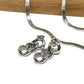 SILVER CHAIN EARRINGS