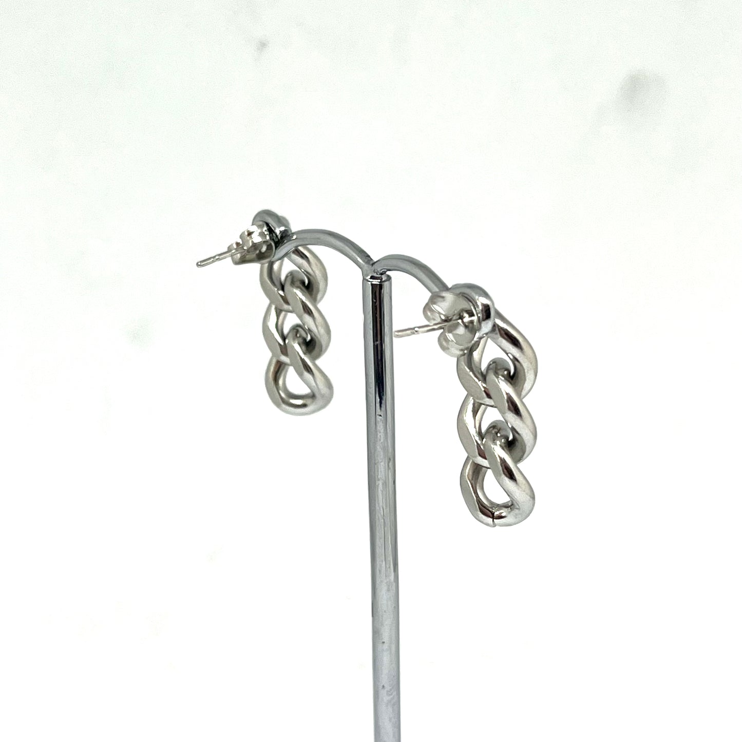 SILVER CHAIN EARRINGS