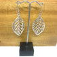 SILVER LEAF EARRINGS