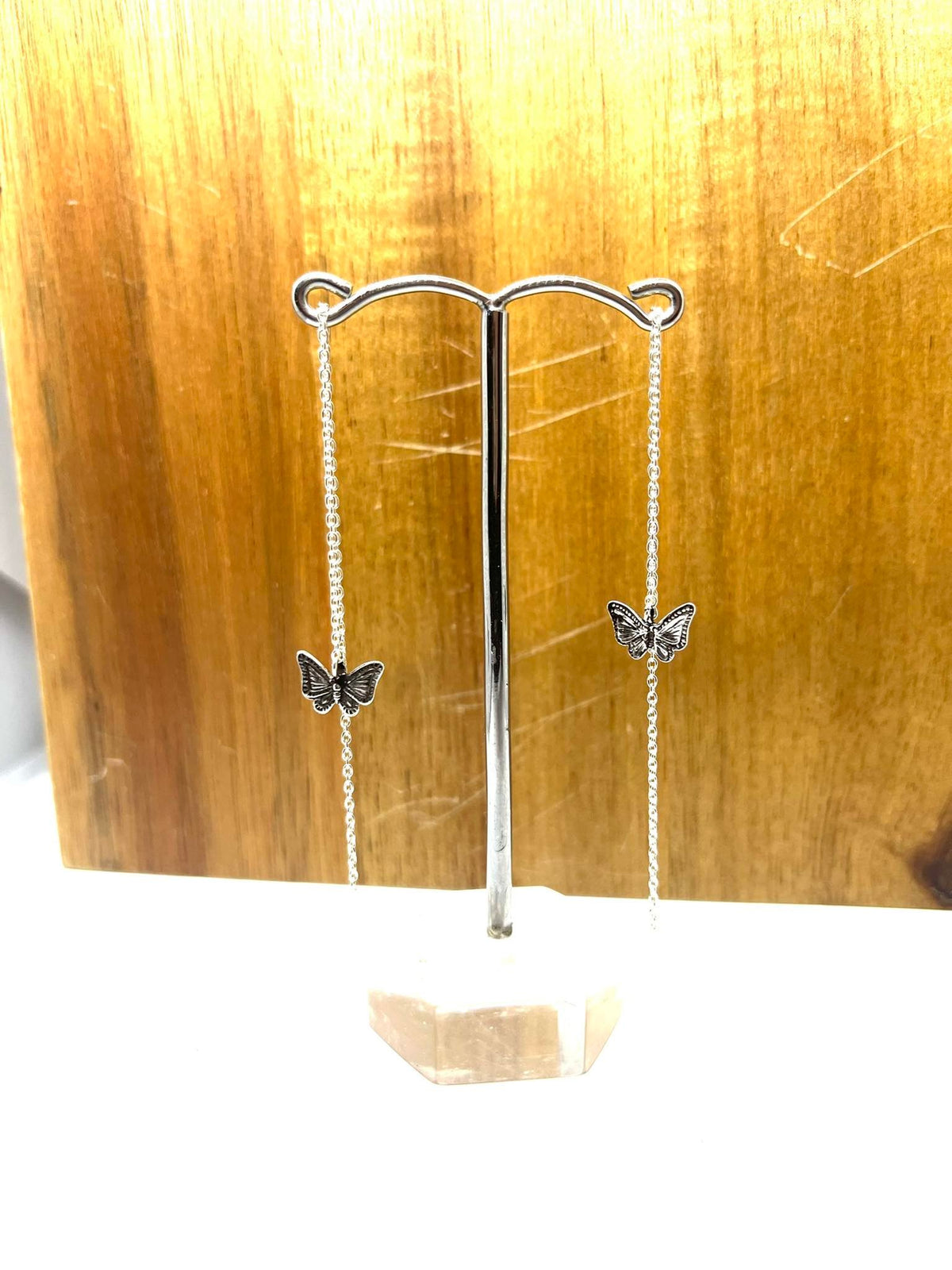 Merle Threads STERLING BUTTERFLY THREADERS – Merlesque Jewellery