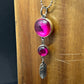 DOUBLE SIDED RUBY RED + HOT PINK NECKLACE