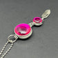 DOUBLE SIDED RUBY RED + HOT PINK NECKLACE