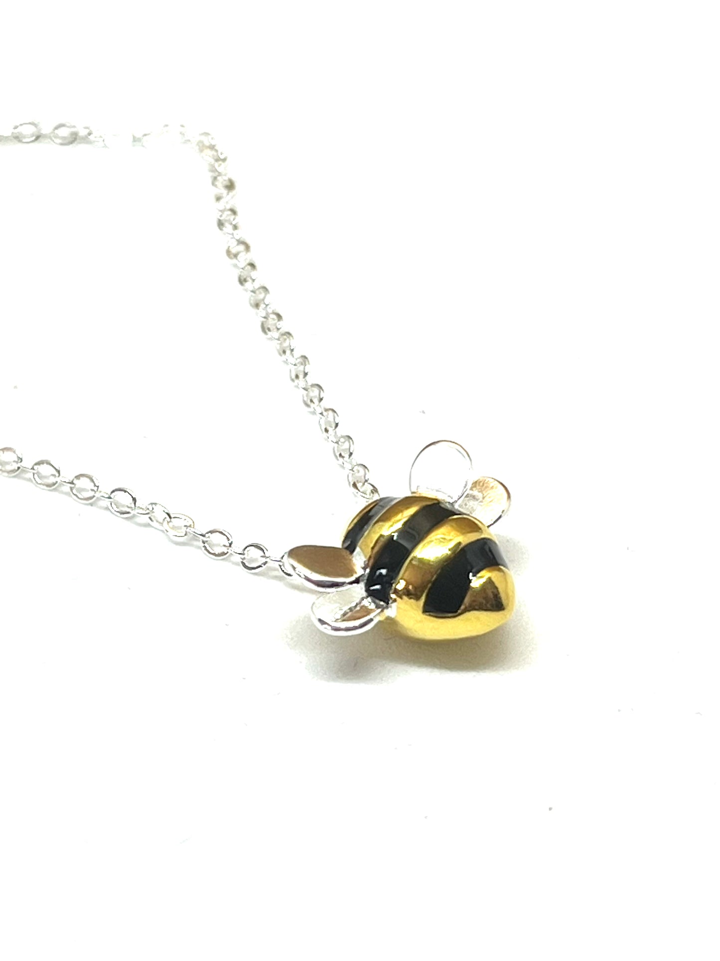 STERLING BEE NECKLACE