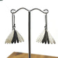 Stirling silver Fantail earrings
