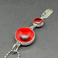 DOUBLE SIDED RUBY RED + HOT PINK NECKLACE