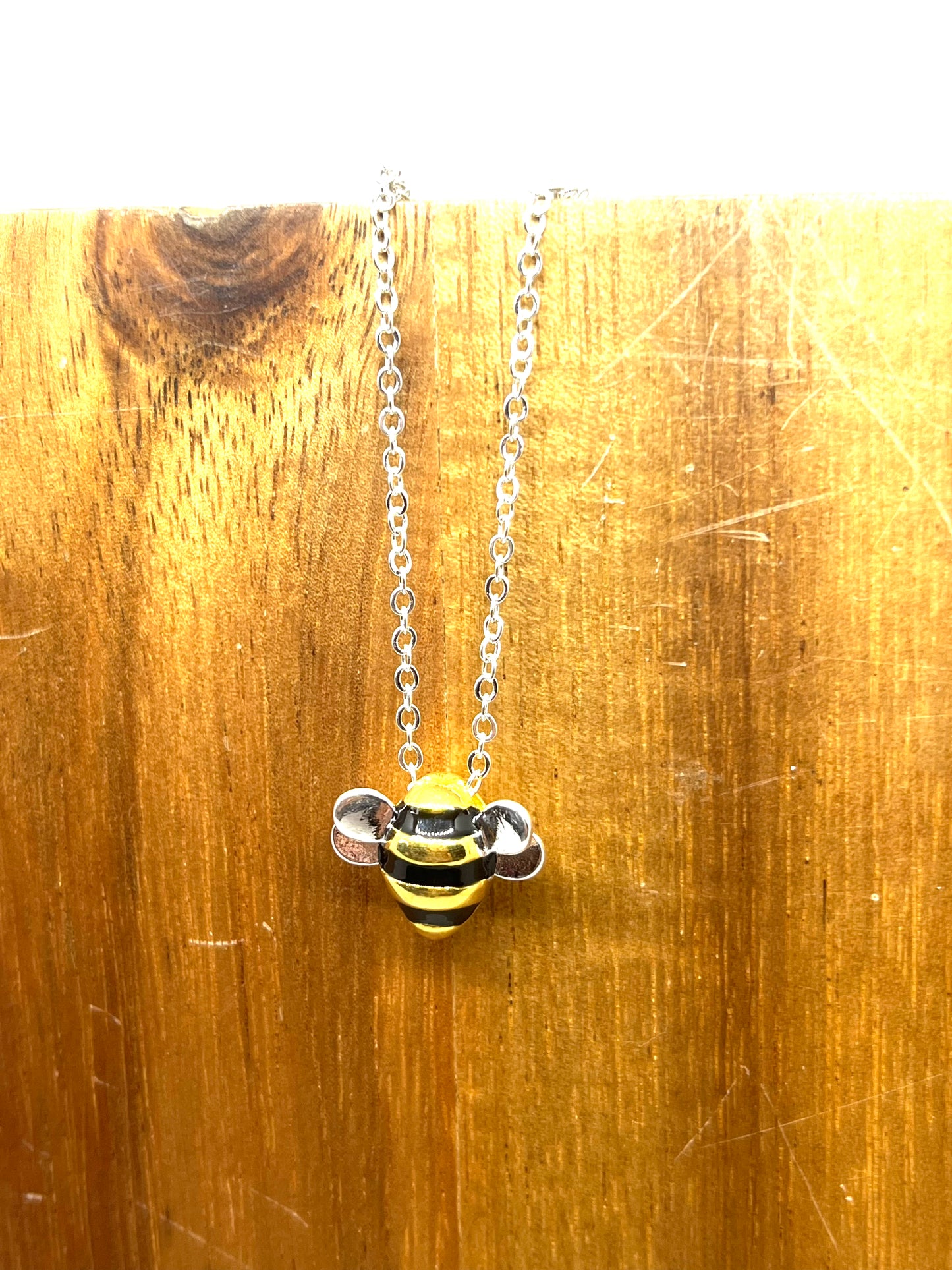STERLING BEE NECKLACE