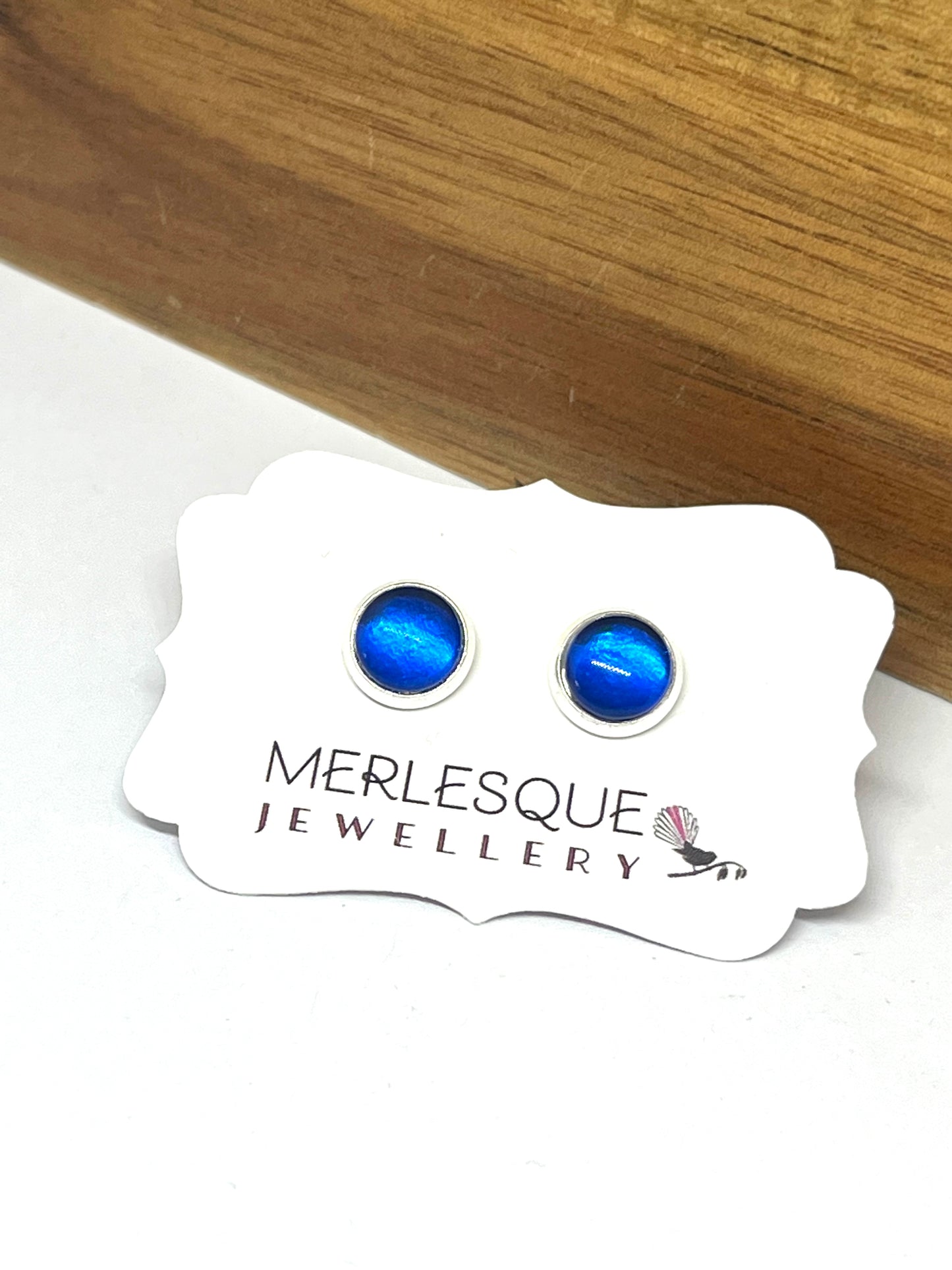 SAPPHIRE BLUE STUDS