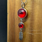 DOUBLE SIDED RUBY RED + HOT PINK NECKLACE