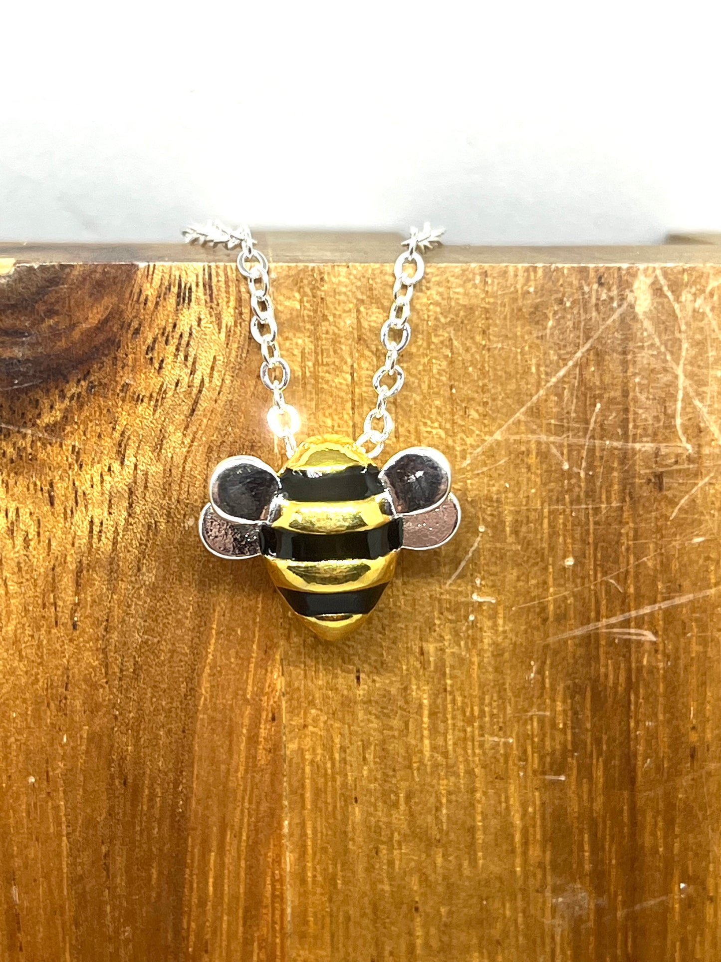 STERLING BEE NECKLACE