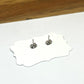 SILVER TRIANGLE STUDS