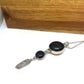 DOUBLE SIDED ROSE GOLD  +  BLACK NECKLACE